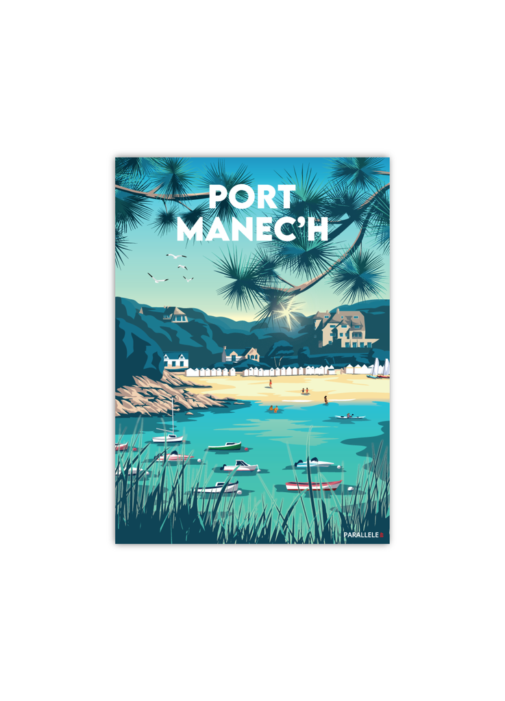 Carte postale de Port Manec'h dans le Finistère Sud