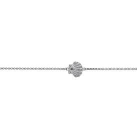 Collier coquille Saint Jacques argentée - Sainte Jakez