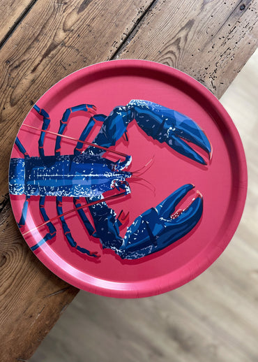 Plateau en bois de bouleau d'un homard idéal pour cadeau