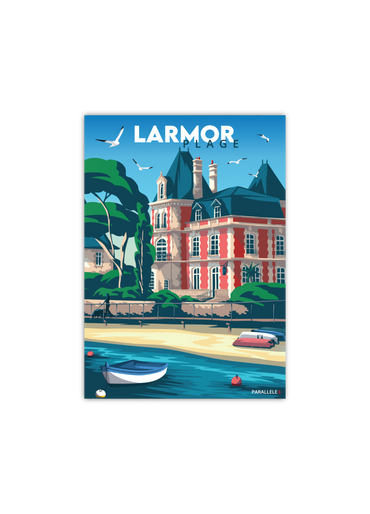 Carte postale de la Villa Margaret à Larmor-Plage