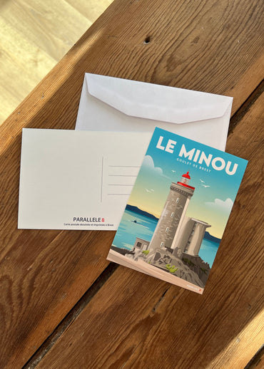 Carte postale du phare du petit minou