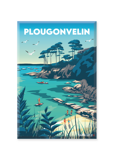 Magnet de la plage des trois curés à Plougonvelin
