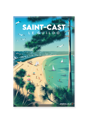 Magnet de la grande plage de Saint-Cast-Le-Guildo