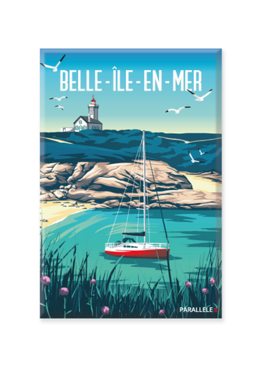 Magnet - Belle-Île-en-Mer (Phare des Poulains) - Parallèle 48