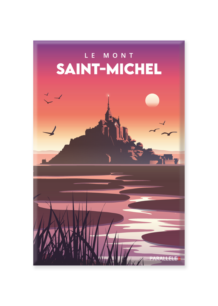 Magnet illustré du Mont Saint-Michel