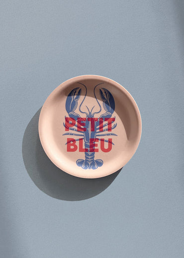 Mini plateau rond de chez Parallèle 48 (Bretagne) ; créé en France, fabriqué en Suède