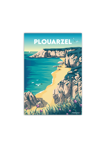 Carte postale de la Plage des Charrettes à Plouarzel
