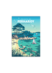 Carte postale de la Pointe de Perharidy à Roscoff