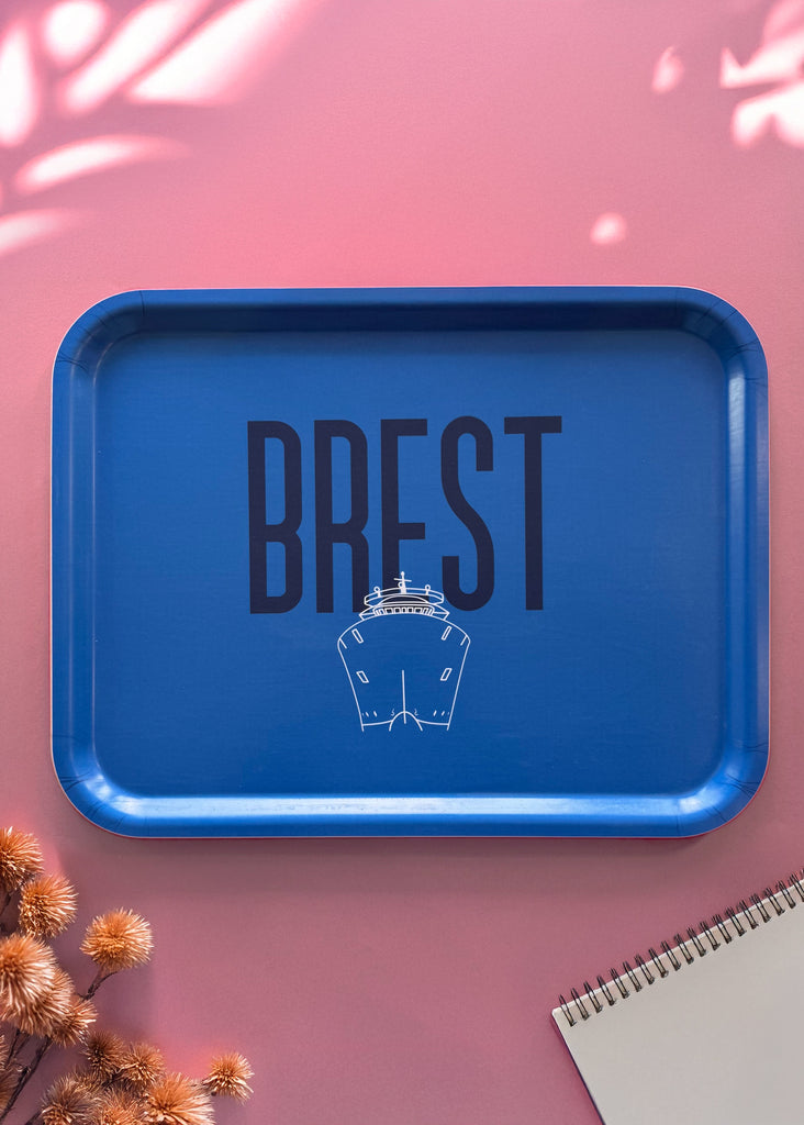 Plateau suédois en Bouleau "Brest Remorqueur"