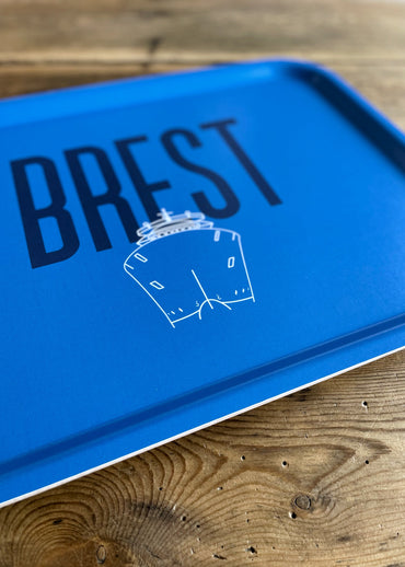 Plateau suédois en Bouleau "Brest Remorqueur"