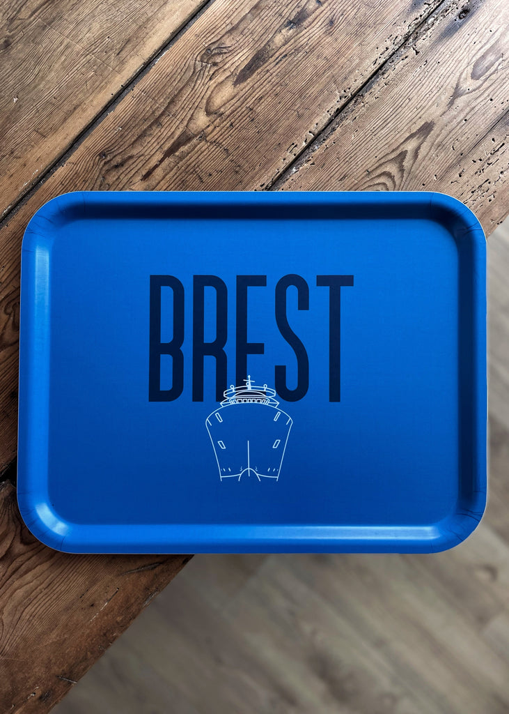 Plateau suédois en Bouleau "Brest Remorqueur"