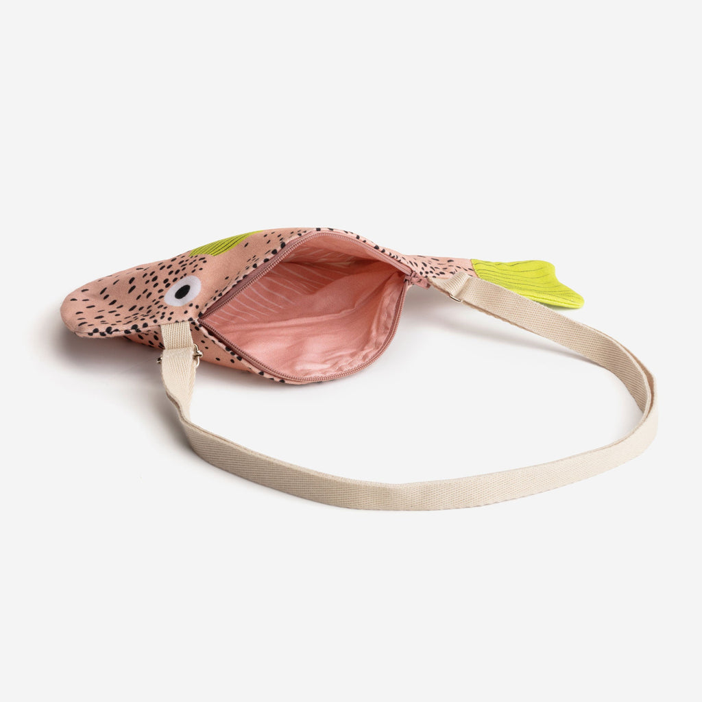 Intérieur du sac Poisson-globe rose Don Fisher