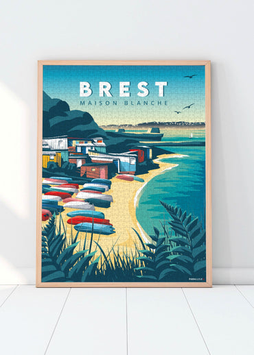 Puzzle 1000 pièces de Maison Blanche à Brest