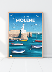 Puzzle 1000 pièces de l'Île de Molène en mer d'iroise