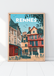 Puzzle 1000 pièces de la Place Sainte-Anne à Rennes