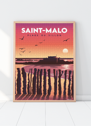 Puzzle 1000 pièces de la plage du Sillon à Saint-Malo