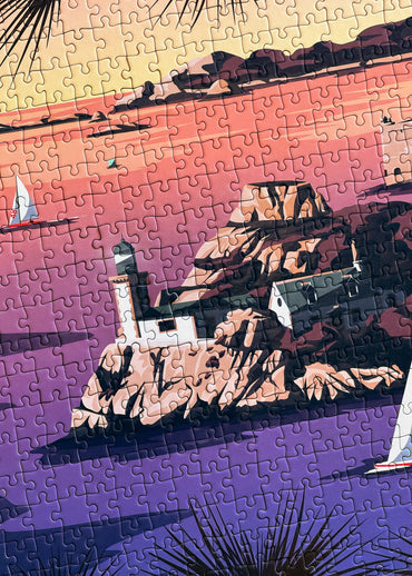 Puzzle 1000 pièces de la Baie de Morlaix avec l'Île Louët au premier plan