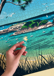 Puzzle 1000 pièces de Cancale et de la Côte d'Emeraude