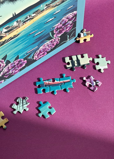 Puzzle 1000 pièces de la Plage de la Grève Blanche à Carantec