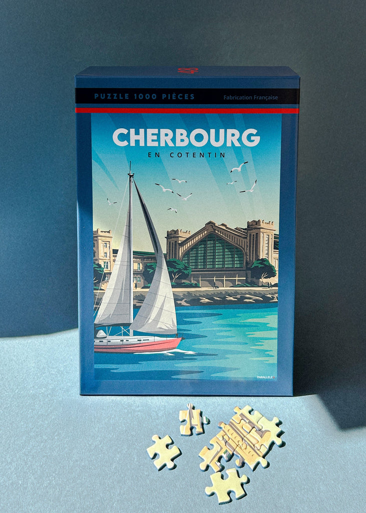 Puzzle 1000 pièces - Cherbourg-en-Cotentin - Parallèle 48