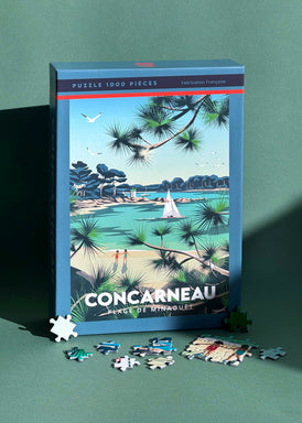 Puzzle 1000 pièces de la plage de Minaouët à Concarneau