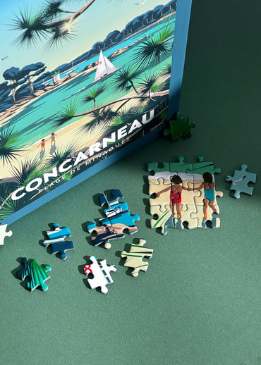 Puzzle 1000 pièces de la plage de Minaouët à Concarneau