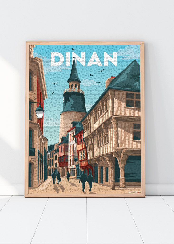 Puzzle 1000 pièces de Dinan dans les Côtes d'Armor