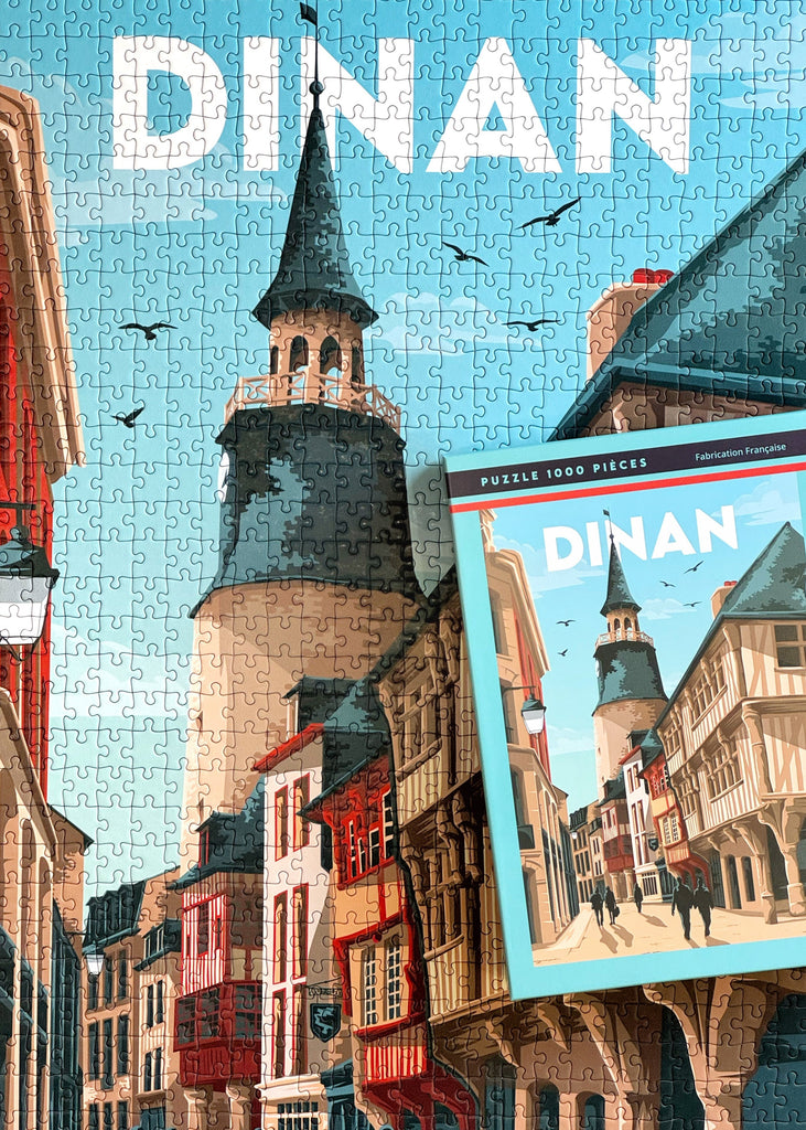 Puzzle 1000 pièces de Dinan dans les Côtes d'Armor
