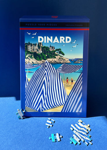 Puzzle 1000 pièces de la plage de Dinard