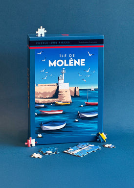 Puzzle 1000 pièces de l'Île de Molène en mer d'Iroise