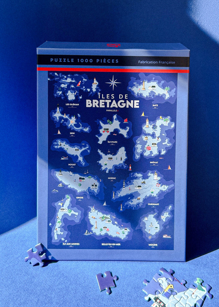 Puzzle 1000 pièces des îles de Bretagne