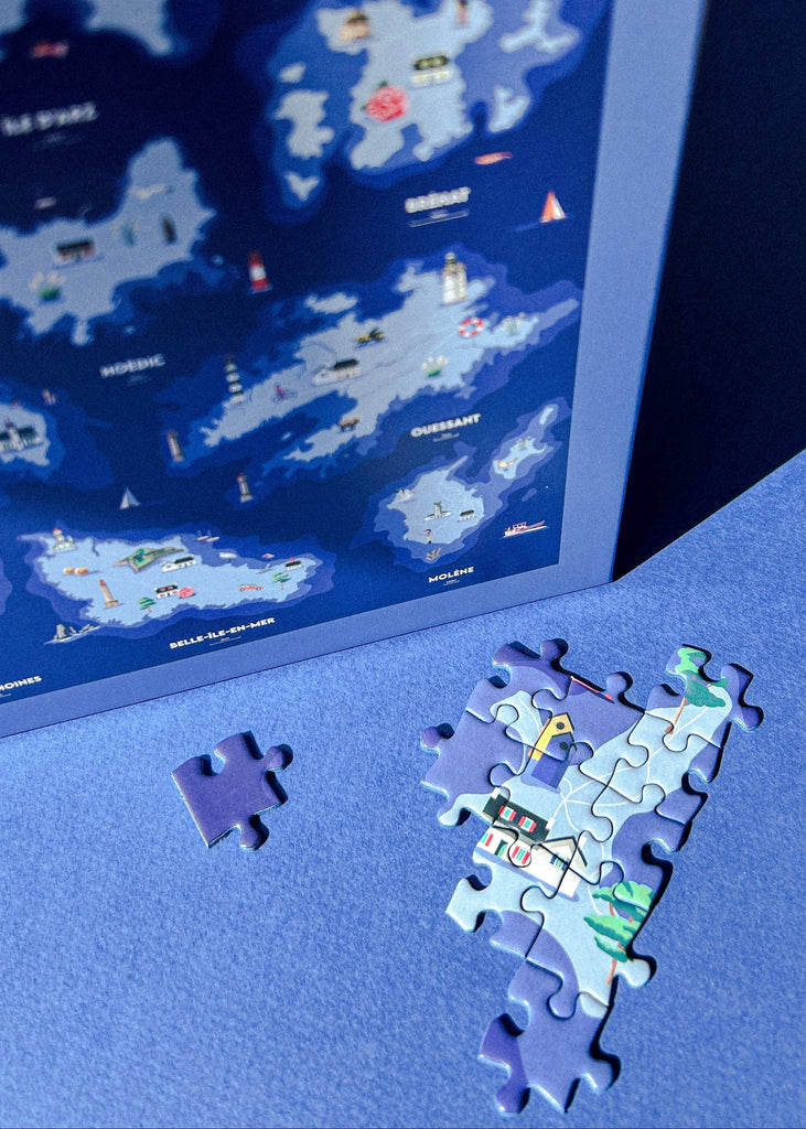 Puzzle 1000 pièces des îles d'Iroise