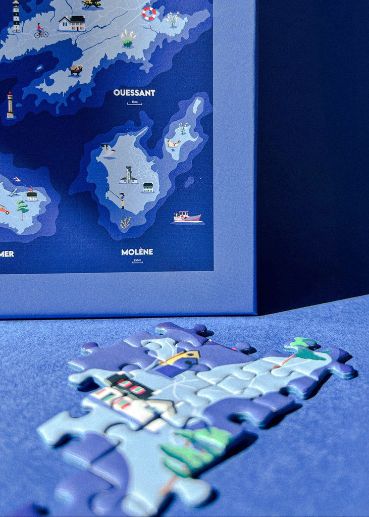 Puzzle 1000 pièces des îles d'Iroise