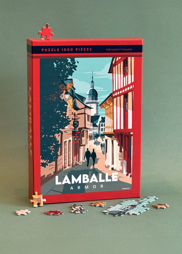 Puzzle 1000 pièces de la ville de Lamballe-Armor
