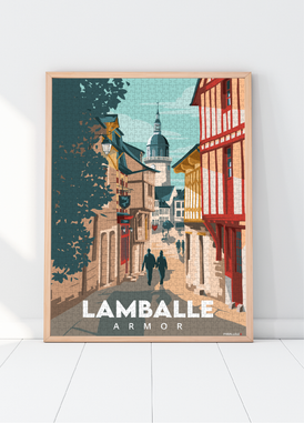 Puzzle 1000 pièces de la ville de Lamballe-Armor