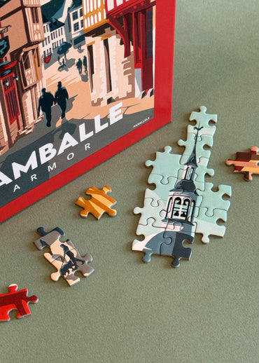 Puzzle 1000 pièces de la ville de Lamballe-Armor