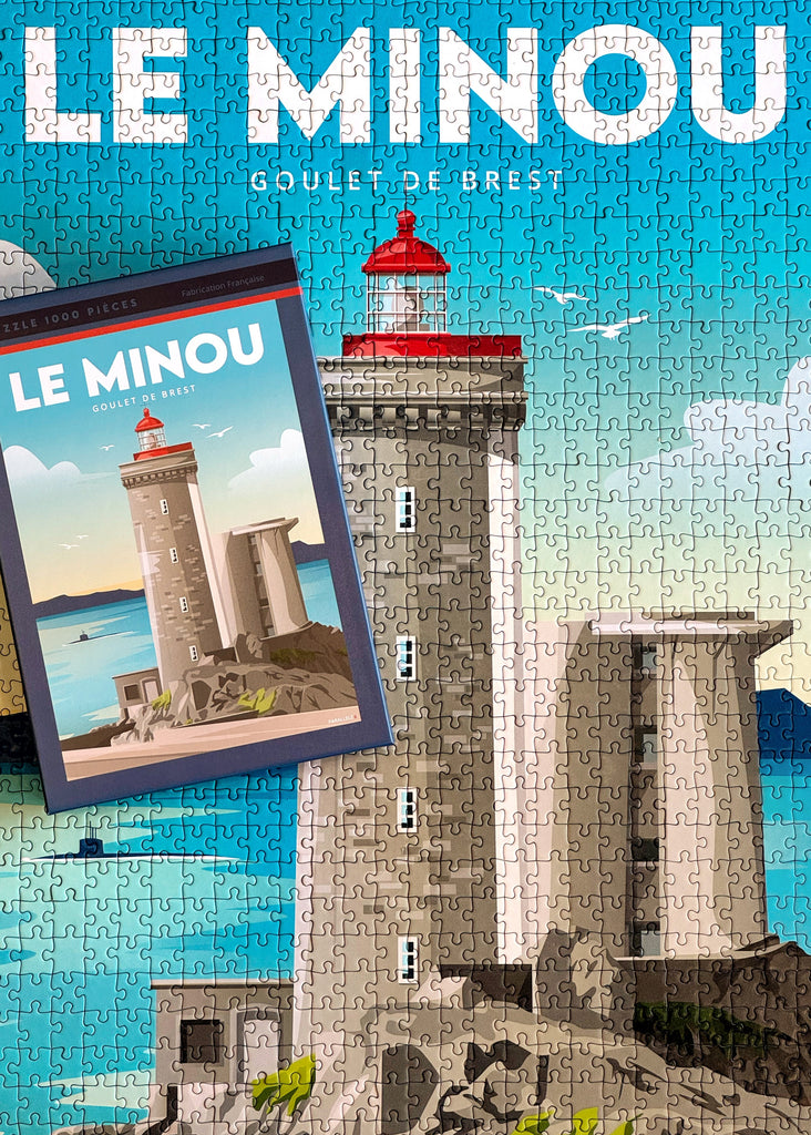 Puzzle 1000 pièces du Phare du Minou à côté de Brest