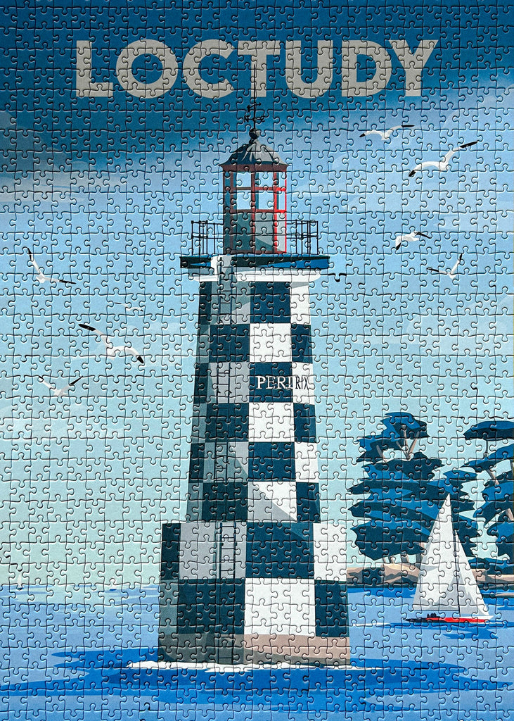 Puzzle 1000 pièces du phare de la Perdrix de Loctudy