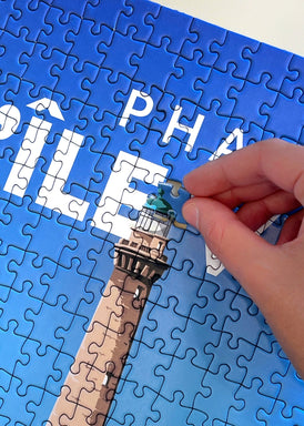 Puzzle 1000pièces du phare de l'Île Vierge à Plouguerneau
