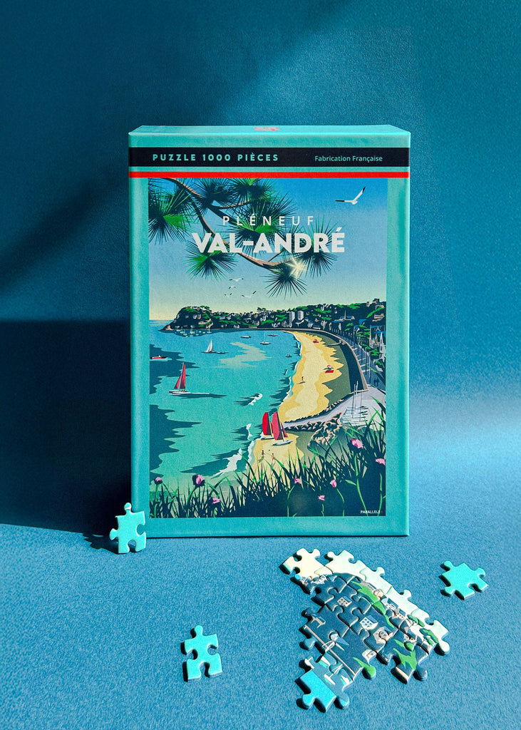 Puzzle 1000 pièces de la grande plage du Pléneuf Val André