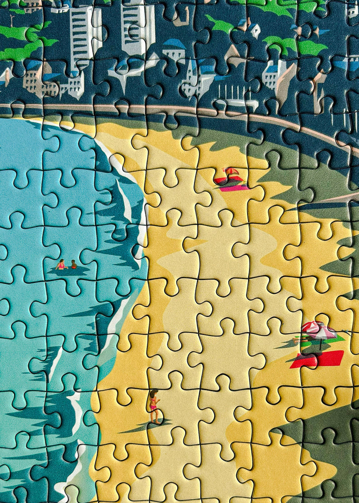Puzzle 1000 pièces de la grande plage du Pléneuf Val André