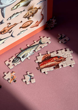 Puzzle 1000 pièces des poissons de Bretagne