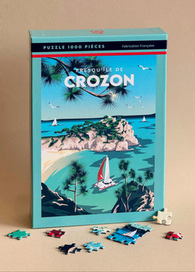 Puzzle 1000 pièces fabriqués en France de la Presqu'île de Crozon dans le Finistère