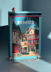 Puzzle 1000 pièces de la Place Sainte-Anne à Rennes