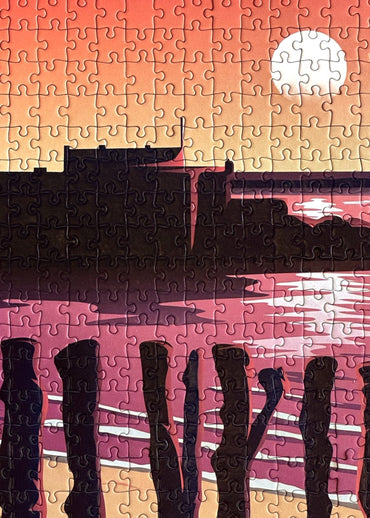 Puzzle 1000 pièces de la plage du Sillon à Saint-Malo