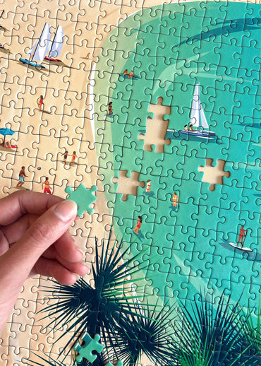 Puzzle 1000 pièces de la grande plage de Saint-Cast-le-Guildo