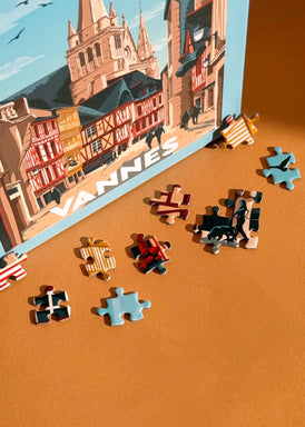 Puzzle 1000 pièces de la ville de Vannes en Bretagne dans le Morbihan