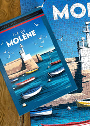 Puzzle 1000 pièces de l'Île de Molène en mer d'Iroise