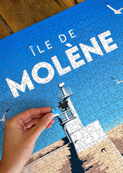 Puzzle 1000 pièces de l'Île de Molène en mer d'Iroise