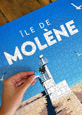 Puzzle 1000 pièces de l'Île de Molène en mer d'Iroise